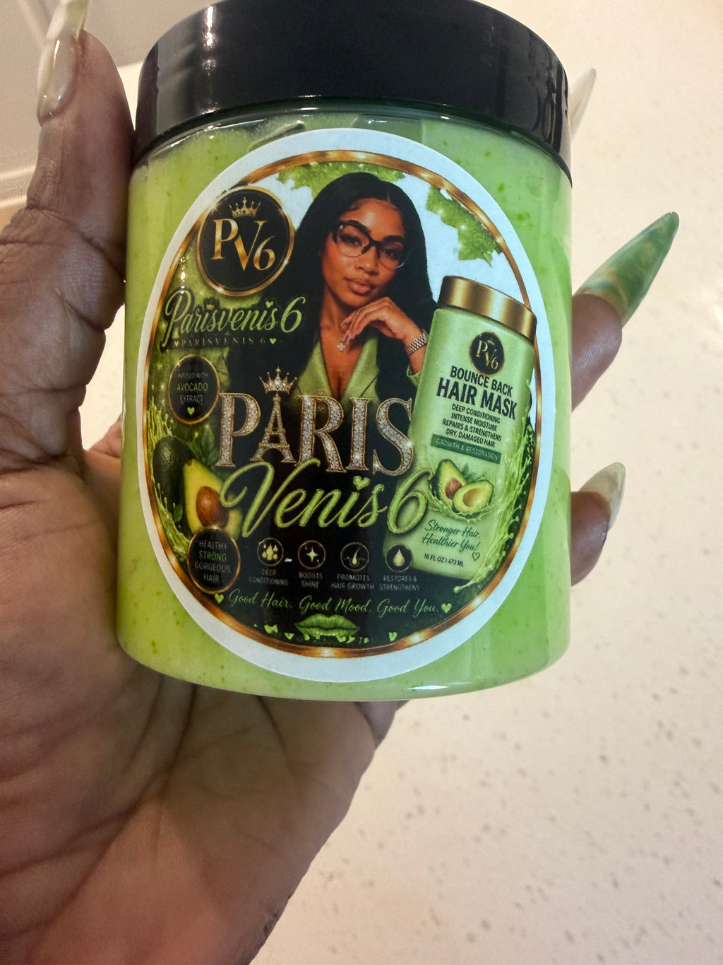 Parisvenis6 Avacado Hair Mask 8oz