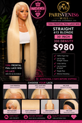 Parisvenis6 613 Human Straight Custom Wig 300 Density 30''