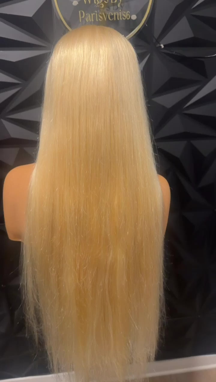Parisvenis6 30'' Straight 613 Human Wig 200 Density Frontal Wig